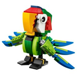 LEGO 31031 Creator Animali della foresta pluviale - Usato con istruzioni originali