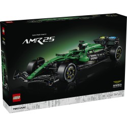 LEGO Technic 42240 Auto F1 Aston Martin Aramco AMR25, Kit di Modellismo Formula 1 per Adulti da Collezione, Regalo per Fan