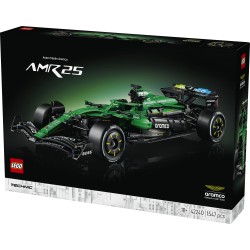 LEGO Technic 42240 Auto F1 Aston Martin Aramco AMR25, Kit di Modellismo Formula 1 per Adulti da Collezione, Regalo per Fan