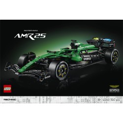 LEGO Technic 42240 Auto F1 Aston Martin Aramco AMR25, Kit di Modellismo Formula 1 per Adulti da Collezione, Regalo per Fan