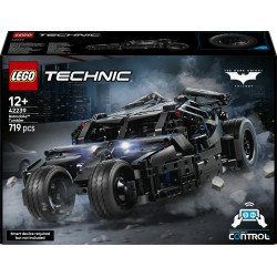 LEGO42239 Technic Batmobile Tumbler, Macchina Telecomandata Giocattolo di Batman con Sterzo e Luci Funzionanti, Preordine