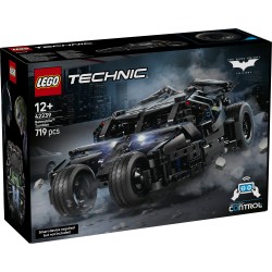 LEGO42239 Technic Batmobile Tumbler, Macchina Telecomandata Giocattolo di Batman con Sterzo e Luci Funzionanti, Preordine