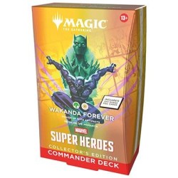 Wizards Of The Coast - Magic The Gathering - Marvel Super Heroes - Collector Commander Decks Wakanda Forever - ENG