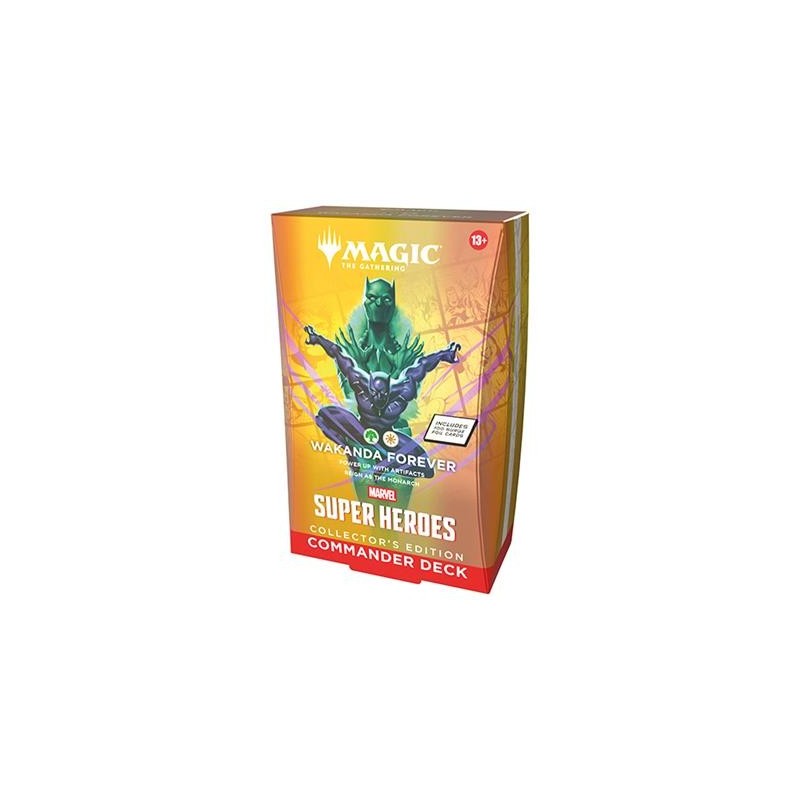Wizards Of The Coast - Magic The Gathering - Marvel Super Heroes - Collector Commander Decks Wakanda Forever - ENG