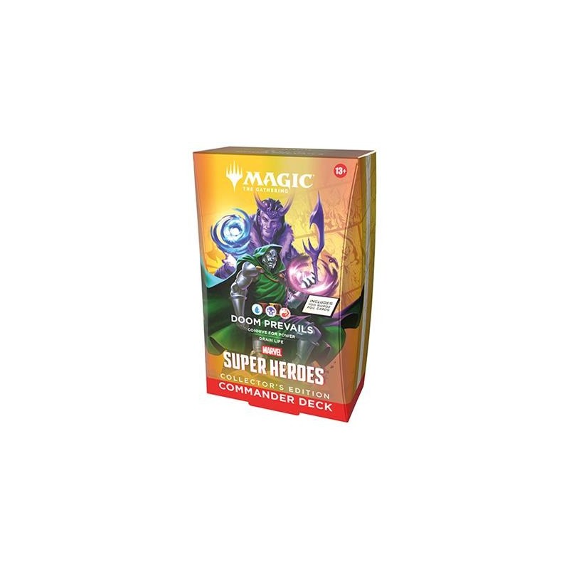 Wizards Of The Coast - Magic The Gathering - Marvel Super Heroes - Collector Commander Decks - Doom Prevails - ENG