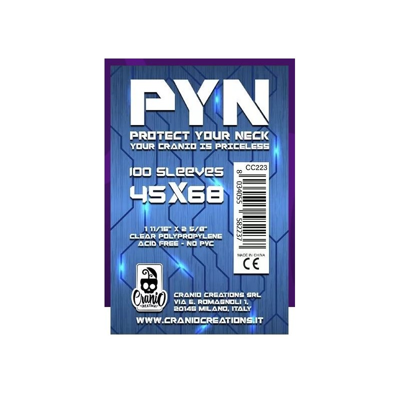 Cranio Creations - PYN 100 Bustine Protettive - 45 x 68 MM