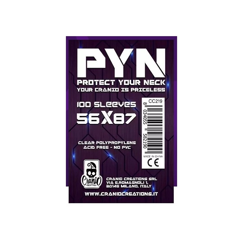 Cranio Creations - PYN 100 Bustine Protettive - 56 x 87 MM