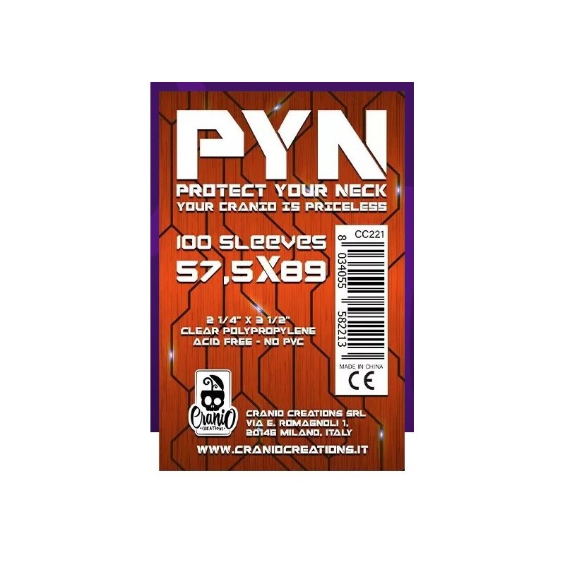 Cranio Creations - PYN 100 Bustine Protettive - 57.5 X 89 MM