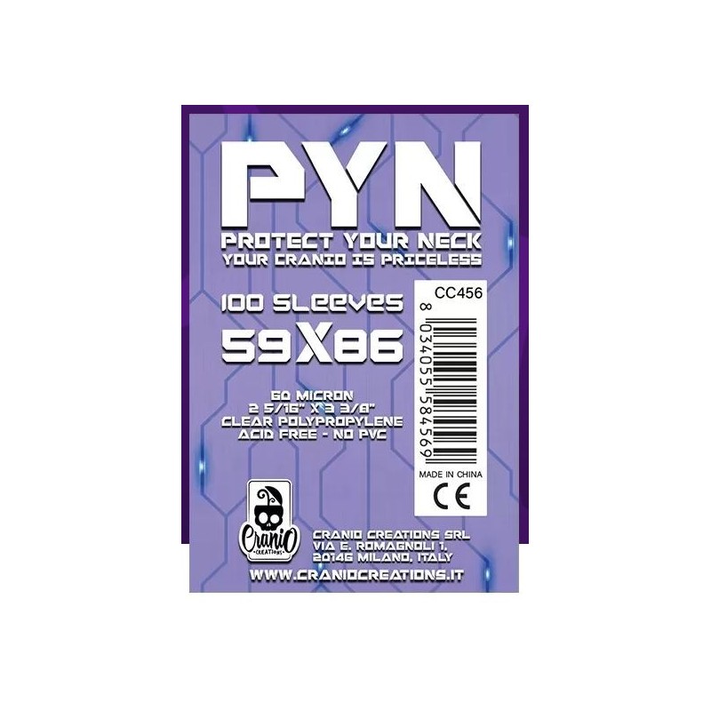 Cranio Creations - PYN 100 Bustine Protettive - 59 X 86 MM