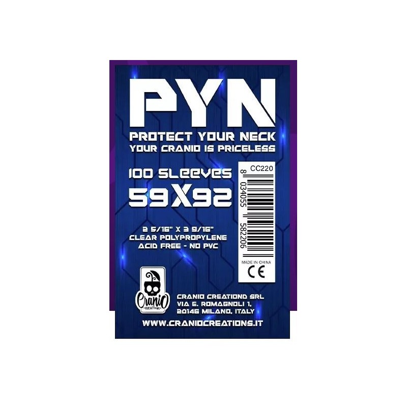 Cranio Creations - PYN 100 Bustine Protettive - 59 x 92 MM