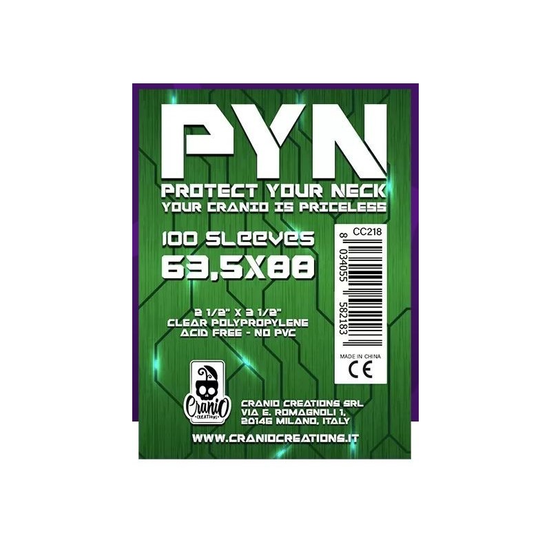 Cranio Creations - PYN 100 Bustine Protettive - 63.5 X 88 MM