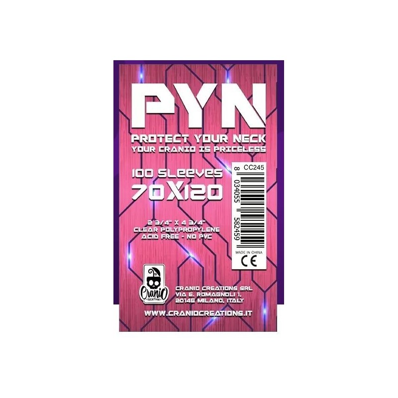 Cranio Creations - PYN 100 Bustine Protettive - 70 x 120 MM