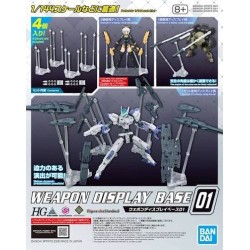 Bandai Model Kit - HG Weapon Display Base 01 Clear
