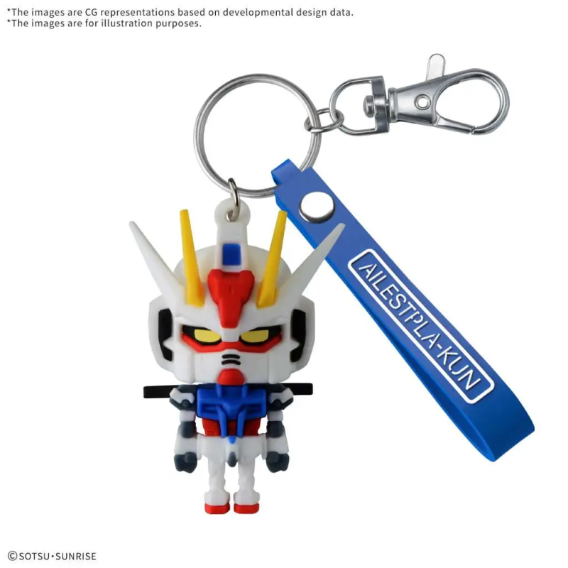 Bandai Gunplakan - Aile Stpla-kun 3d Rubber Mascot Keychain