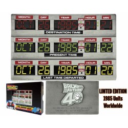 Fanattik - Back to The Future - Time Machine Ingot - Limited to 1985 Worldwide - Ritorno al futuro