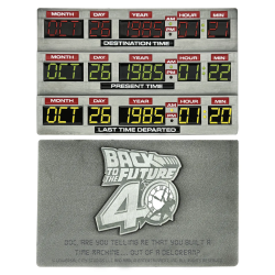 Fanattik - Back to The Future - Time Machine Ingot - Limited to 1985 Worldwide - Ritorno al futuro