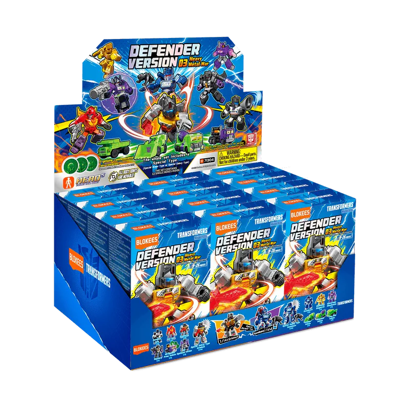 Blokees - Defender Version 03 - Heavy Metal War (1 box 12 personaggi)