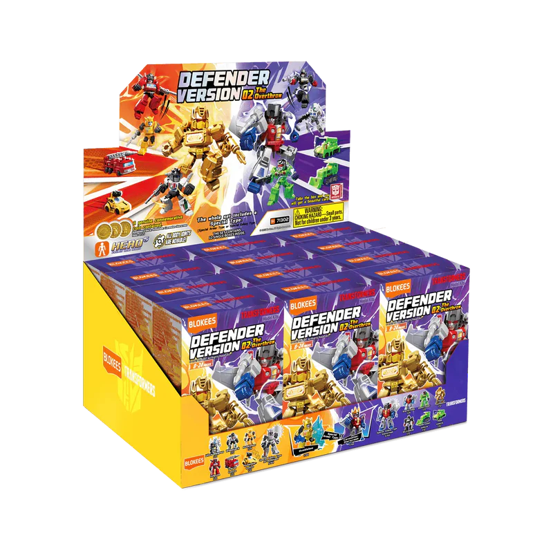 Blokees - Defender Version 02 - The Overthrow (1 box 12 personaggi)