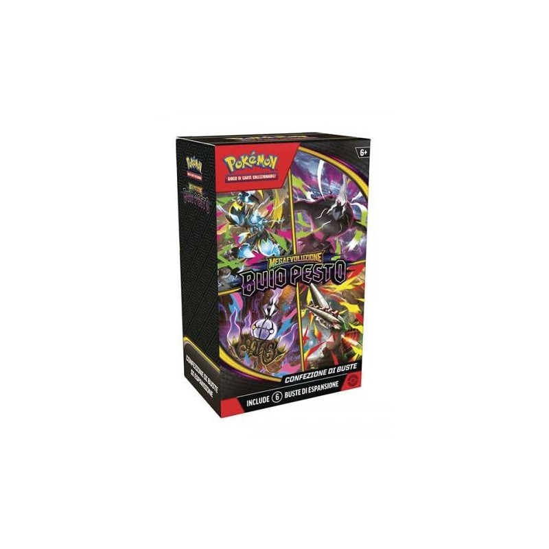 Pokemon - Megaevoluzione - Buio Pesto - Box 6 bustine da 10 carte (ITA)