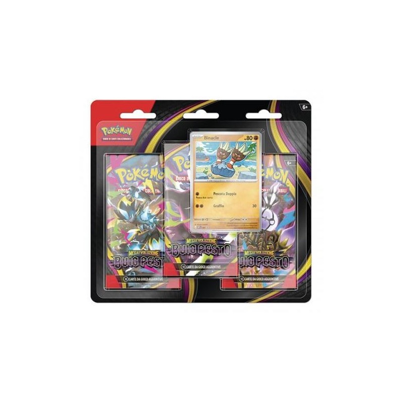 Pokemon - Megaevoluzione Buio Pesto - Blister 3 bustine