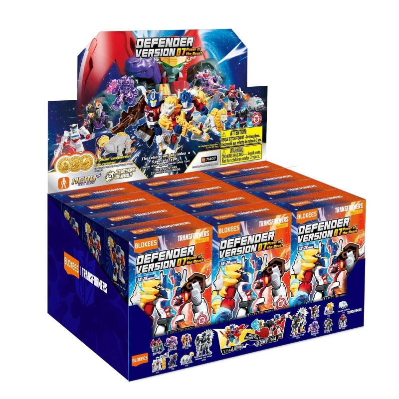 Blokees - Defender Version 07 - Power of the Beast (1 box 12 personaggi)