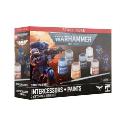Games Workshop - Warhammer 40.000 - Space Marines: Intercessor + Colori