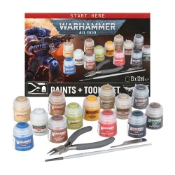 Games Workshop - Warhammer 40.000: Set Colori + Attrezzi