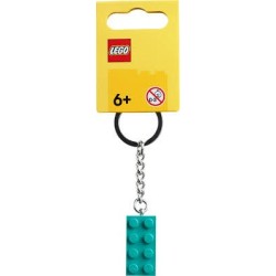 LEGO Portachiavi Keychain Brick 2x4 dark torquoise 854303