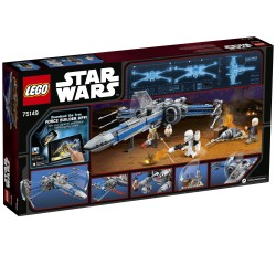 LEGO 75149 Star Wars Resistance X-Wing Fighter USATO completo con istruzioni originali