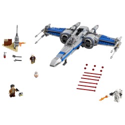 LEGO 75149 Star Wars Resistance X-Wing Fighter USATO completo con istruzioni originali