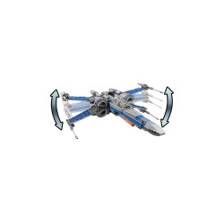 LEGO 75149 Star Wars Resistance X-Wing Fighter USATO completo con istruzioni originali