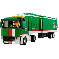 LEGO 60025 City Camion da Gran Premio - Usato con istruzioni - senza scatola