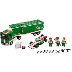 LEGO 60025 City Camion da Gran Premio - Usato con istruzioni - senza scatola