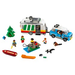 LEGO 31108 Creator Vacanze in Roulotte - Usato con istruzioni originali - senza scatola
