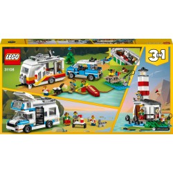 LEGO 31108 Creator Vacanze in Roulotte - Usato con istruzioni originali - senza scatola