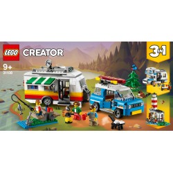 LEGO 31108 Creator Vacanze in Roulotte - Usato con istruzioni originali - senza scatola
