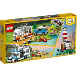 LEGO 31108 Creator Vacanze in Roulotte - Usato con istruzioni originali - senza scatola