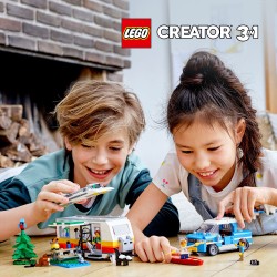 LEGO 31108 Creator Vacanze in Roulotte - Usato con istruzioni originali - senza scatola