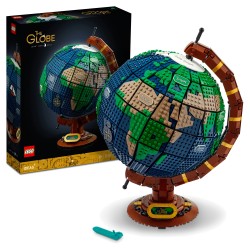 LEGO 21332 Ideas Il Mappamondo - usato istruzioni digitali - senza scatola