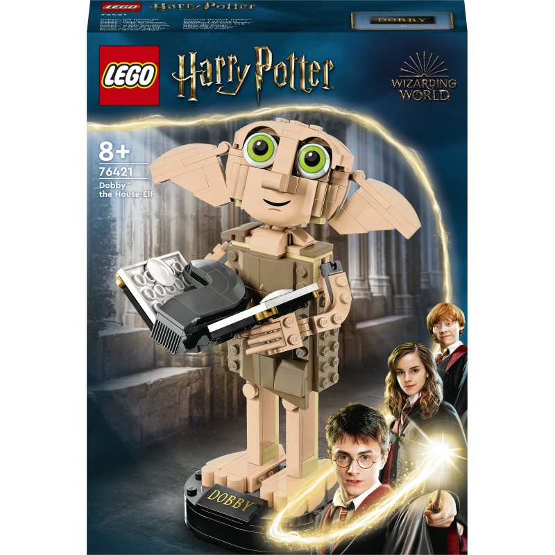 LEGO Harry Potter 76421 Dobby l'Elfo Domestico, Modello Snodabile di Personaggio Iconico, Gioco da Collezione, Regalo 8+ Anni