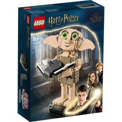 LEGO Harry Potter 76421 Dobby l'Elfo Domestico, Modello Snodabile di Personaggio Iconico, Gioco da Collezione, Regalo 8+ Anni