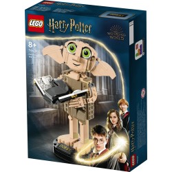 LEGO Harry Potter 76421 Dobby l'Elfo Domestico, Modello Snodabile di Personaggio Iconico, Gioco da Collezione, Regalo 8+ Anni