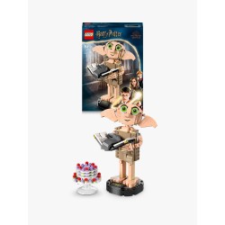LEGO Harry Potter 76421 Dobby l'Elfo Domestico, Modello Snodabile di Personaggio Iconico, Gioco da Collezione, Regalo 8+ Anni