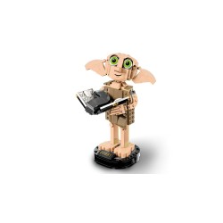 LEGO Harry Potter 76421 Dobby l'Elfo Domestico, Modello Snodabile di Personaggio Iconico, Gioco da Collezione, Regalo 8+ Anni