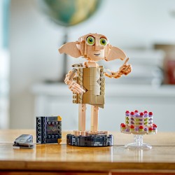 LEGO Harry Potter 76421 Dobby l'Elfo Domestico, Modello Snodabile di Personaggio Iconico, Gioco da Collezione, Regalo 8+ Anni