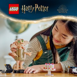 LEGO Harry Potter 76421 Dobby l'Elfo Domestico, Modello Snodabile di Personaggio Iconico, Gioco da Collezione, Regalo 8+ Anni