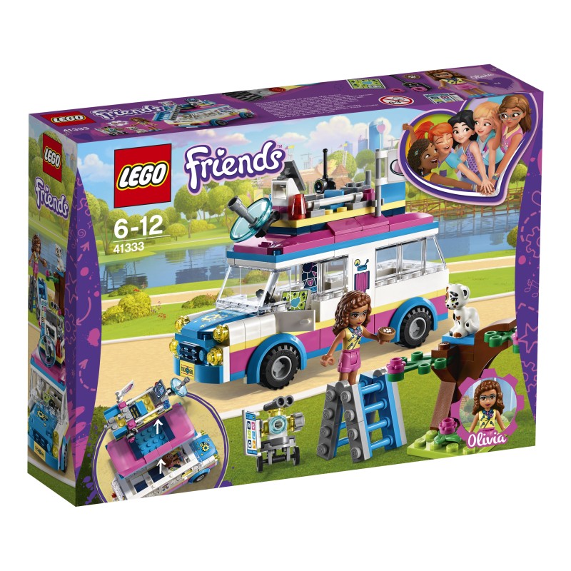 LEGO 41333 Friends Il veicolo delle missioni di Olivia - Usato con istruzioni senza scatola