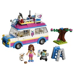 LEGO 41333 Friends Il veicolo delle missioni di Olivia - Usato con istruzioni senza scatola