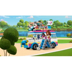 LEGO 41333 Friends Il veicolo delle missioni di Olivia - Usato con istruzioni senza scatola