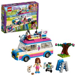 LEGO 41333 Friends Il veicolo delle missioni di Olivia - Usato con istruzioni senza scatola